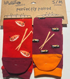 Late Night Snacks : SUSHI Perfectly Paired Unisex Socks