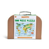 500 Piece When Dinosaurs Roamed the Earth Game and Puzzle & Activity Set