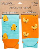Late Night Snacks: Mac & Cheese Perfectly Paired Unisex Socks