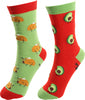 Late Night Snacks Tacos and Avocado Unisex Socks