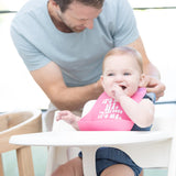Bella Tunno Bib: It's me, Hi. I'm the baby. It's me.
