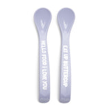 Bella Tunno Baby Spoon set: Eat Up Buttercup & Hello Food i love you