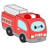 Children Plush Toy: Squishable Go! FIRE TRUCK