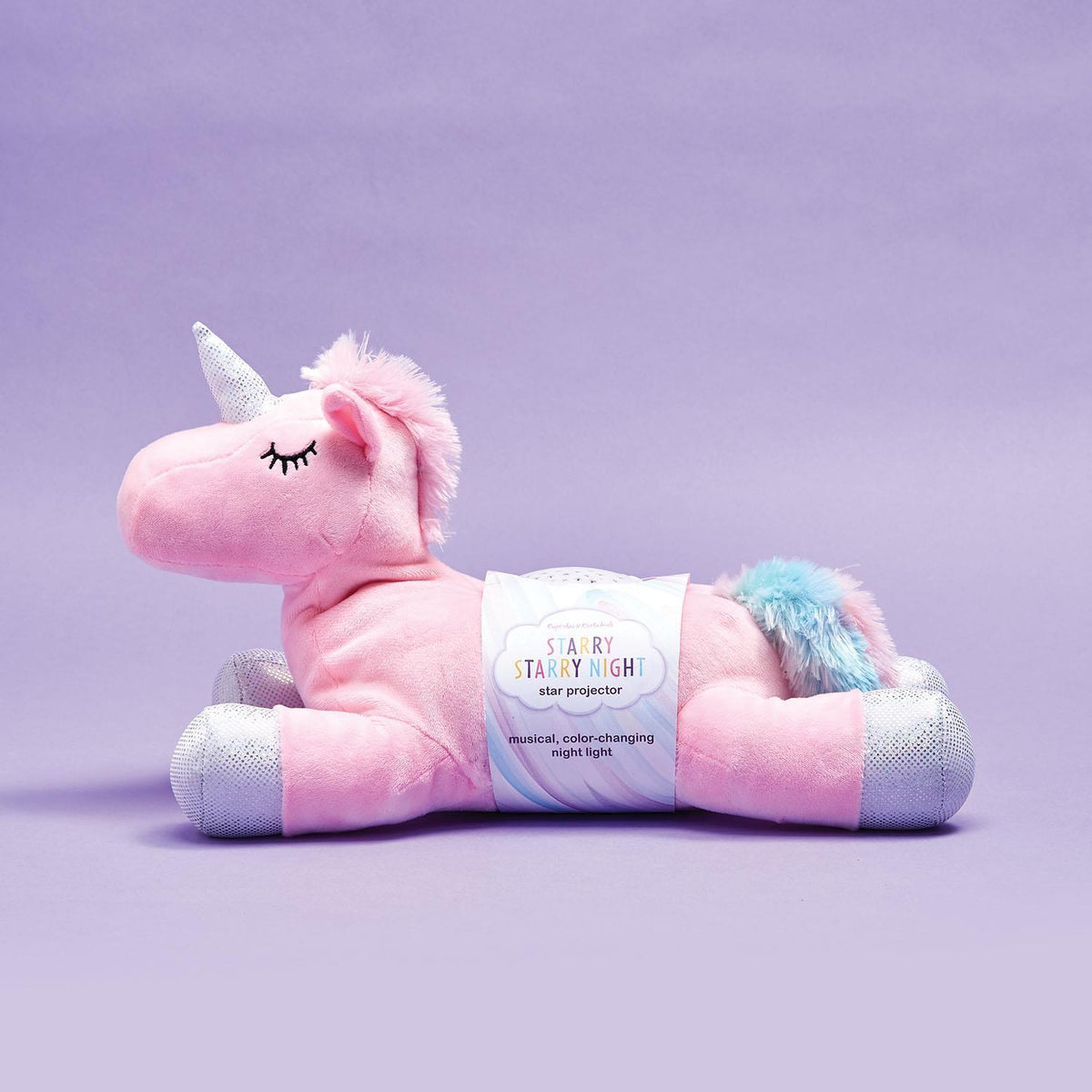 Starry Starry Night Star projector unicorn plush – Laugh Out Loud