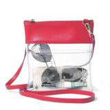 University of Houston Game Day Clear Crossbody Bag with Red Tassle