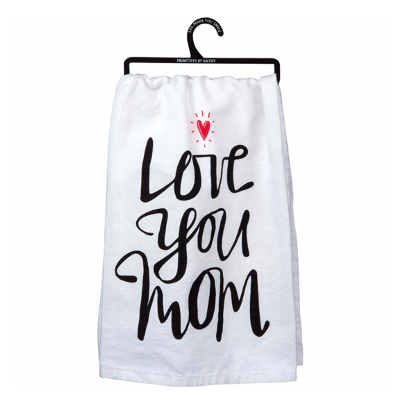 Tea Towel: Love You Mom