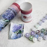 Paint By Number: Happily Hydrangeas Pink Picasso paint kit