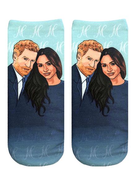 Megan and Harry Royal Family Socks