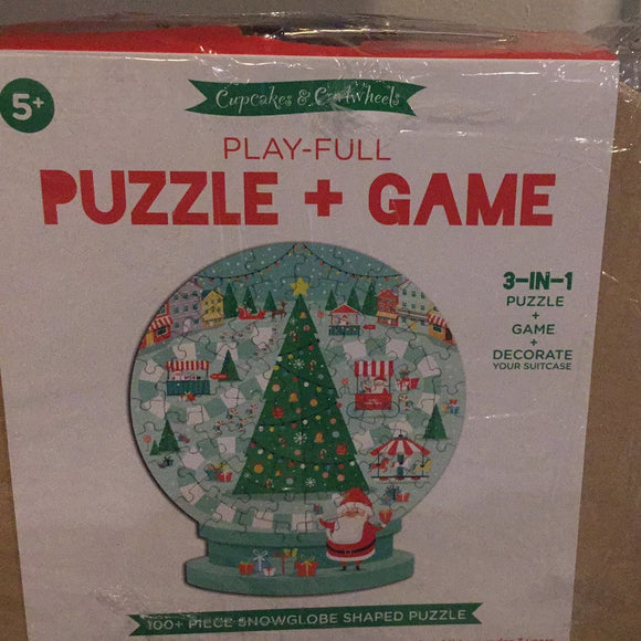 Christmas Tree Globe Puzzle and Game