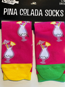 Late Night/ Last Call: Piña Colada socks