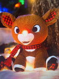 Musical Rudolph Red-Nosed Reindeer with Light Up Nose