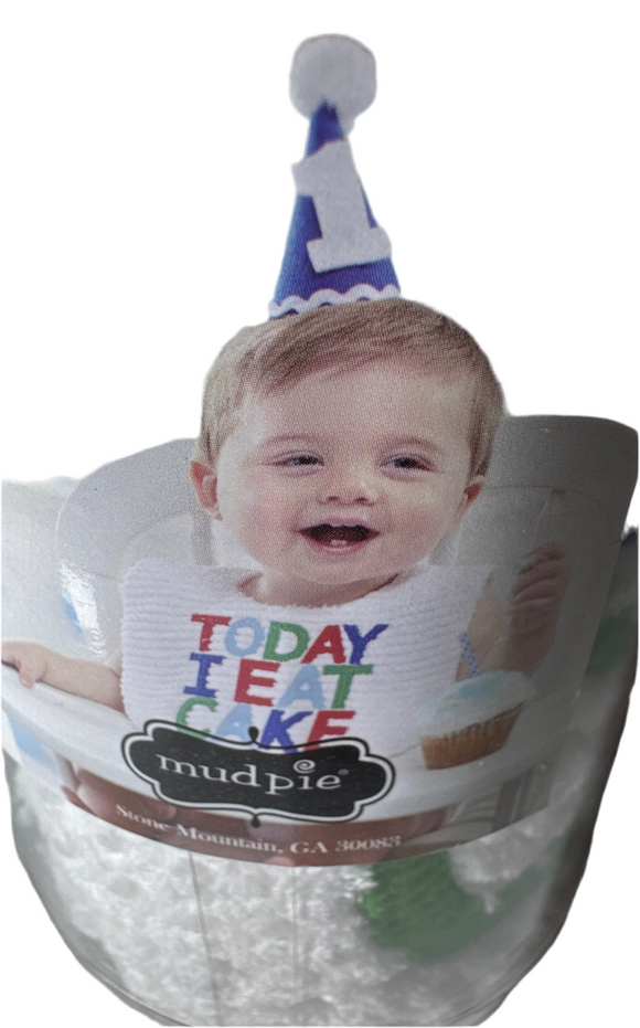 Baby First Birthday Smash Kit: Bib