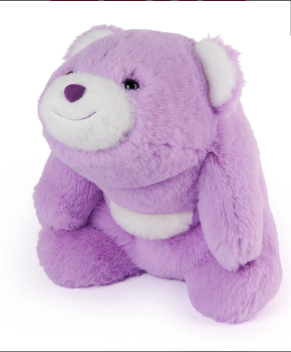 Snuffles lavender plush bear 10 inch