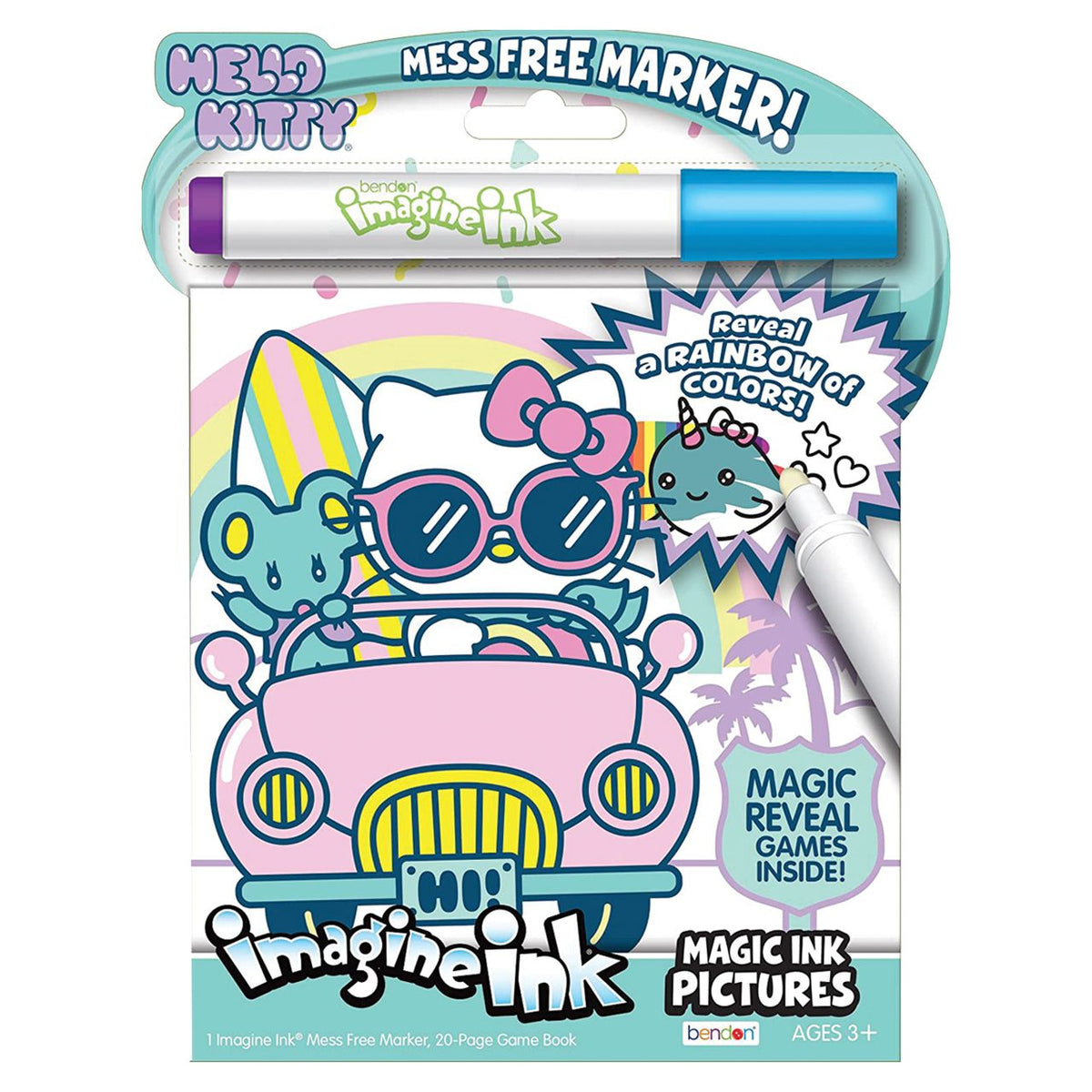 Imagine Ink Hello Kitty Magic Ink Pictures – Laugh Out Loud Expressions