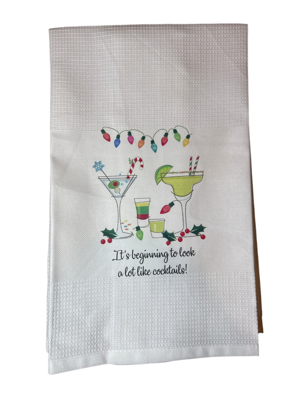 Tea Towel: It's beginning to look a lot like Cocktails