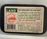 Redwood Land scented solid concentrated cologne travel balm