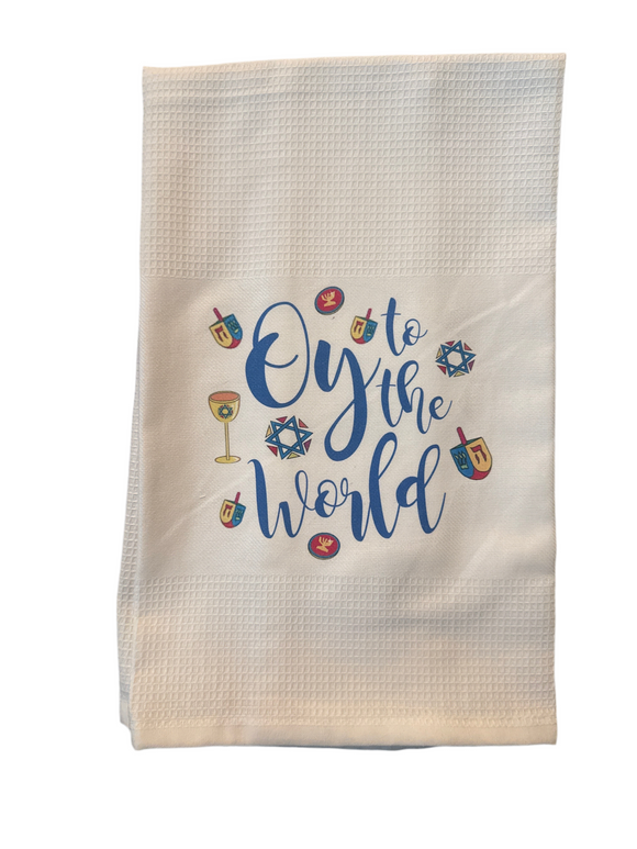 Tea Towels: Oy to the World