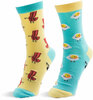 Bacon and Eggs Perfectly Paired Late Night Snacks Unisex Socks