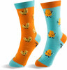 Late Night Snacks: Mac & Cheese Perfectly Paired Unisex Socks