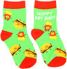Youth Crew Happy Fry Day Perfectly Paired Socks