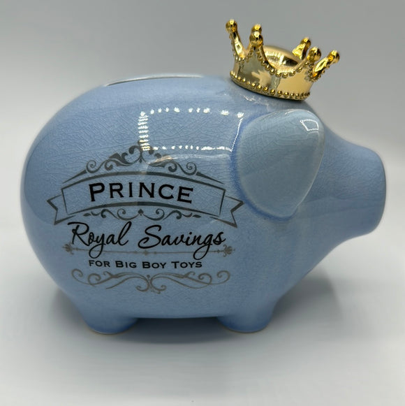 Prince Blue Money Piggy Bank