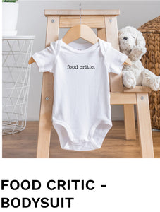 Onesie: Food Critic
