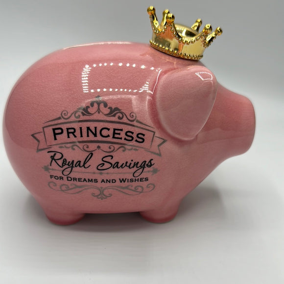 Princess Pink Money Piggy Bank