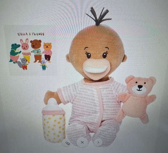 Love, Stella sleepy Time Doll Beige with Brown Tuft