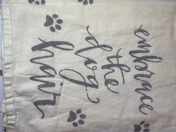 Tea Towels: Embrace the dog hair