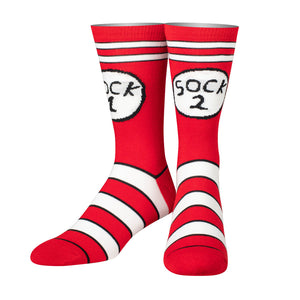 Socks: Sock One Sock Two  Dr. Seuss inspired Socks