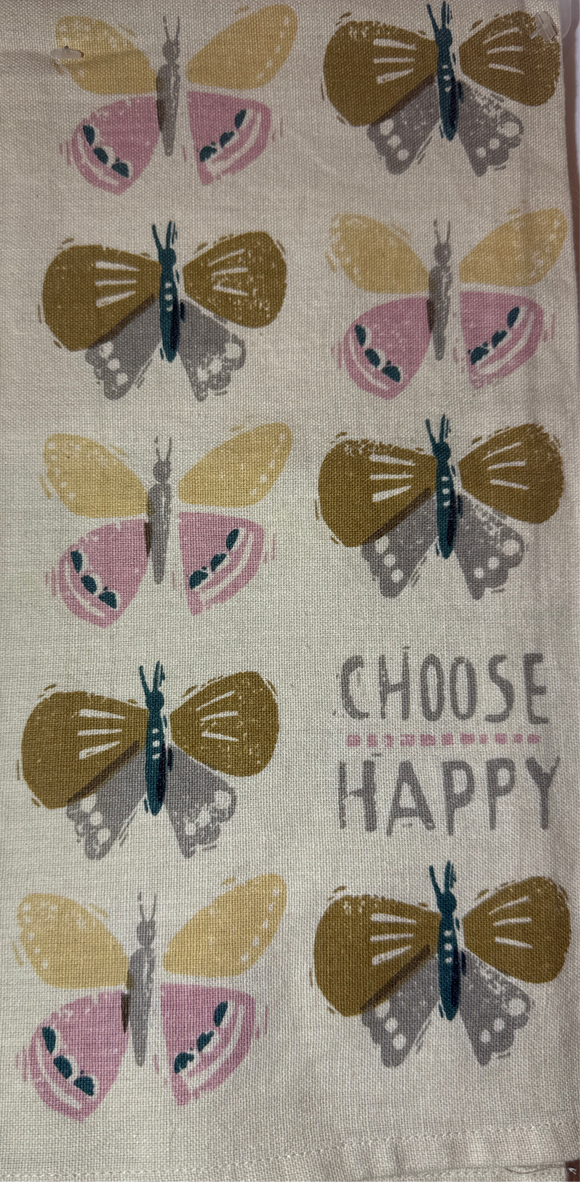 Tea Towels: Choose Happy