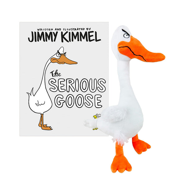 The Serious Goose Book and Silly Goose Plush by Jimmy Kimmel