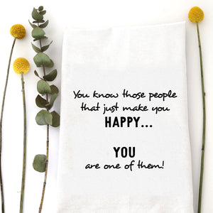 Tea Towel: Those Happy People