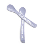 Bella Tunno Baby Spoon set: Eat Up Buttercup & Hello Food i love you