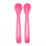 Bella Tunno Baby Spoon Set: Let Them Eat Cake / All Hail the Queen