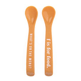 Bella Tunno Spoon Set: F is for food/ What's on the menu?