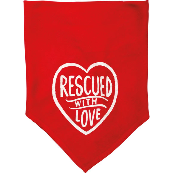 Dog Bandana: Rescued With Love
