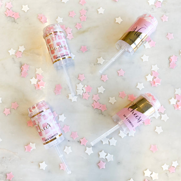 Adult: Hooray and Cheers to Confetti Bath Poppers