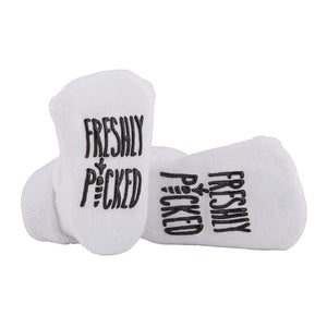 Infant Socks: "Freshly Picked"
