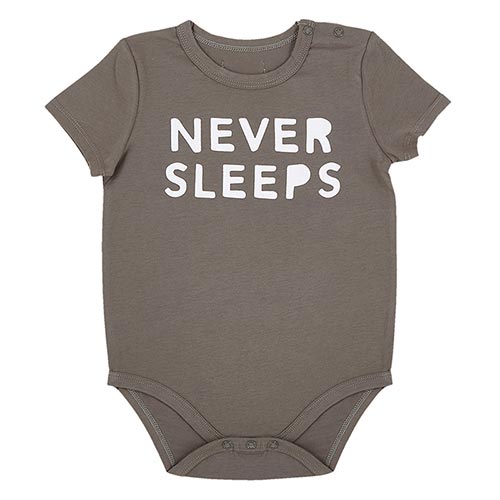 Baby Onesie: Never Sleeps