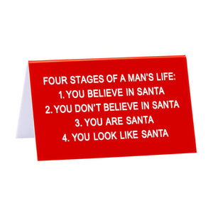 Sign: Four Stages of a Man's Life: