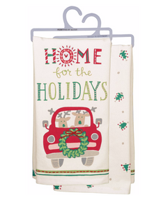 Tea Towel - Home For The Holidays