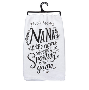 Tea Towel - Nana Is The Name Spoiling