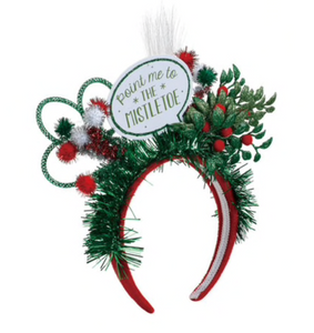 Point Me To The Mistletoe - Light Up Holiday Headband