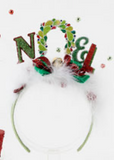 Holiday Headbands: Let It Snow Or Noel