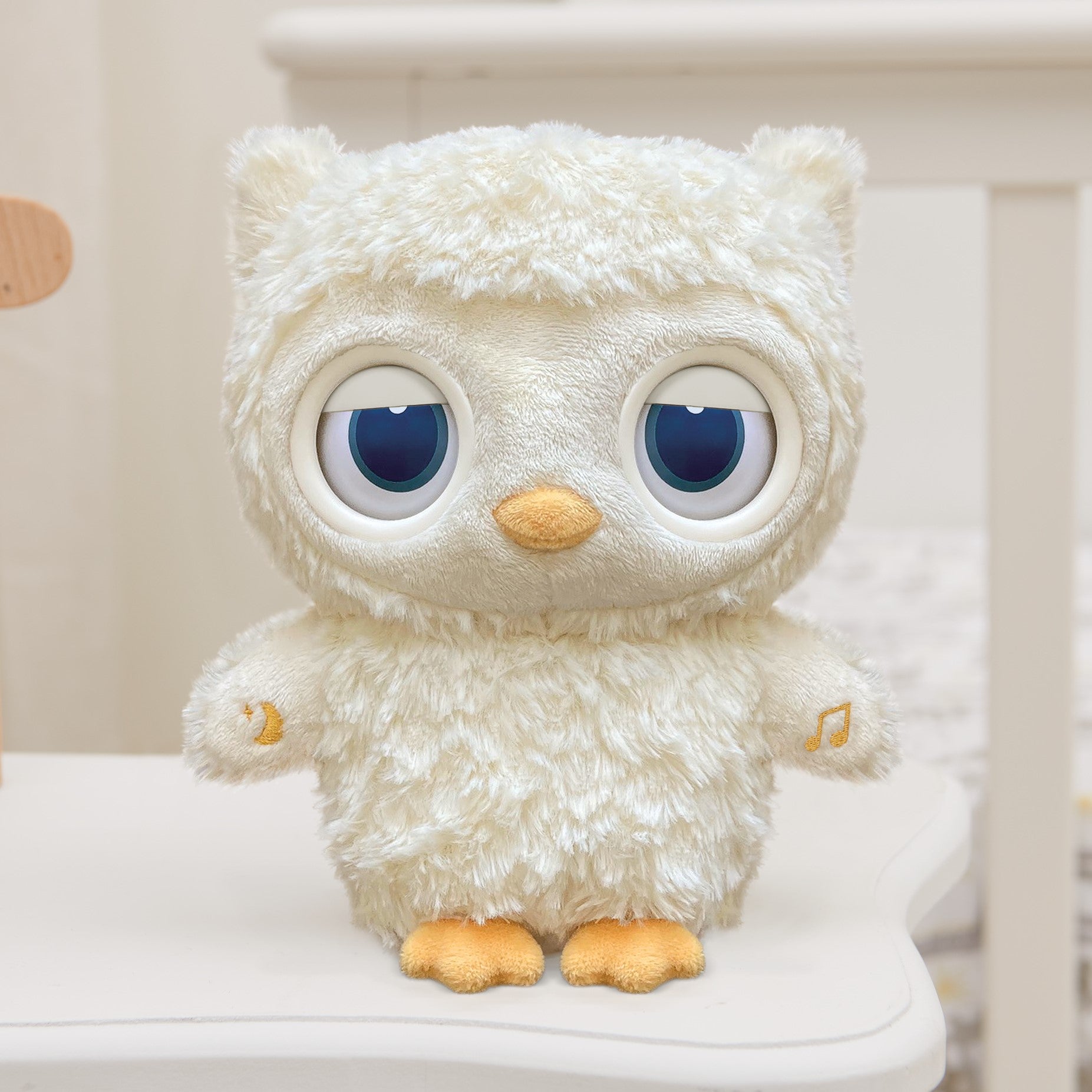 Sleepy Eyes Owl Soother Animated Plush – Laugh Out Loud Expressions