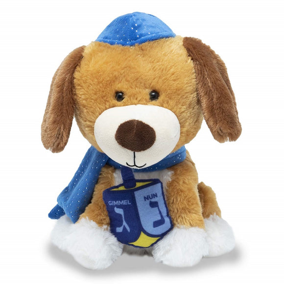 Singing Hanukkah puppy: Dreidel Pup