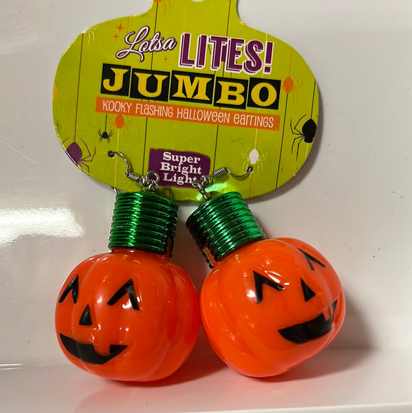 Halloween pumpkin earrings