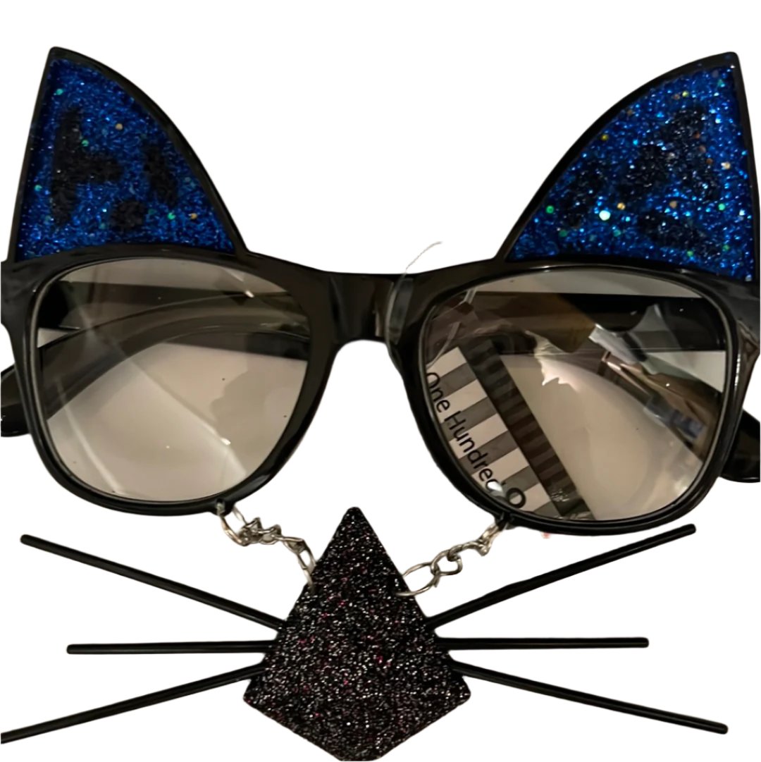 Cat sequin glasses with nose – Laugh Out Loud Expressions