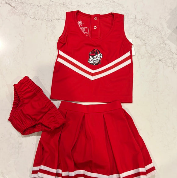 University of Georgia 3 piece cheer dress